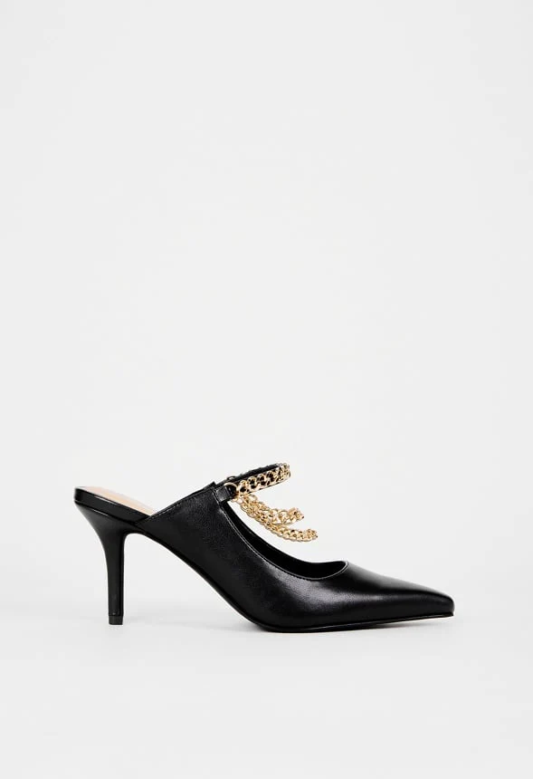 Tereza Low Heeled Mule - Image 3