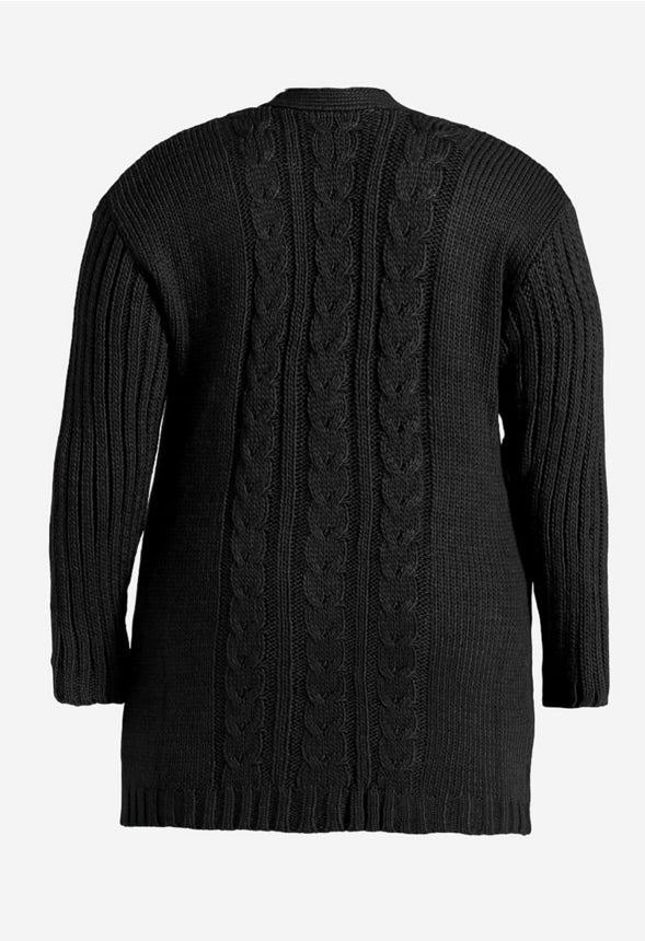 Textured Boyfriend Cardigan - Image 2