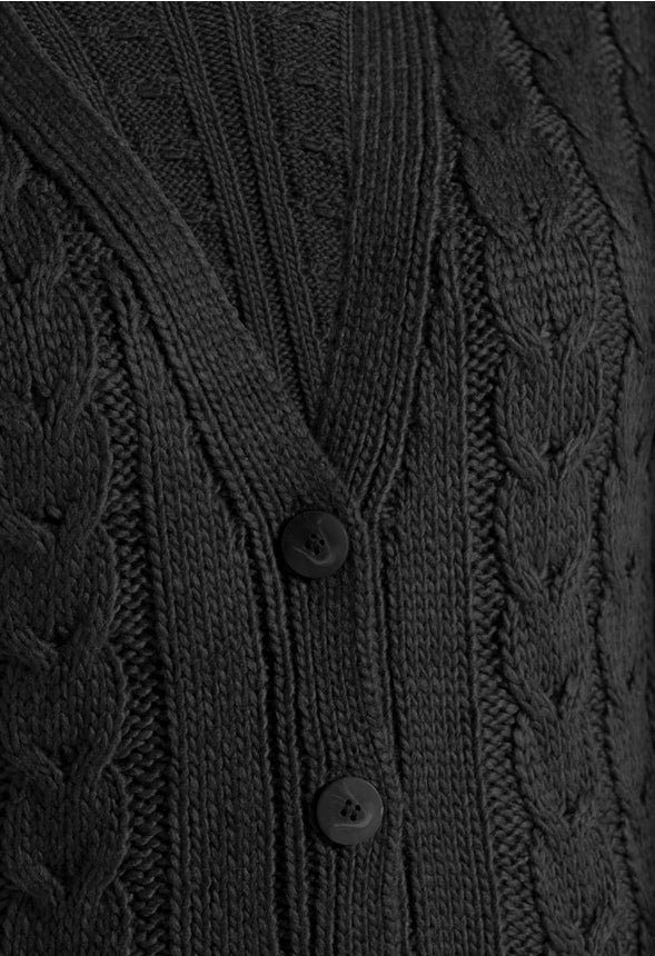 Textured Boyfriend Cardigan - Image 3