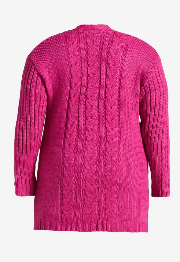Textured Boyfriend Cardigan - Image 2