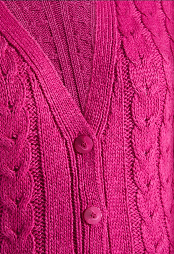 Textured Boyfriend Cardigan - Image 3
