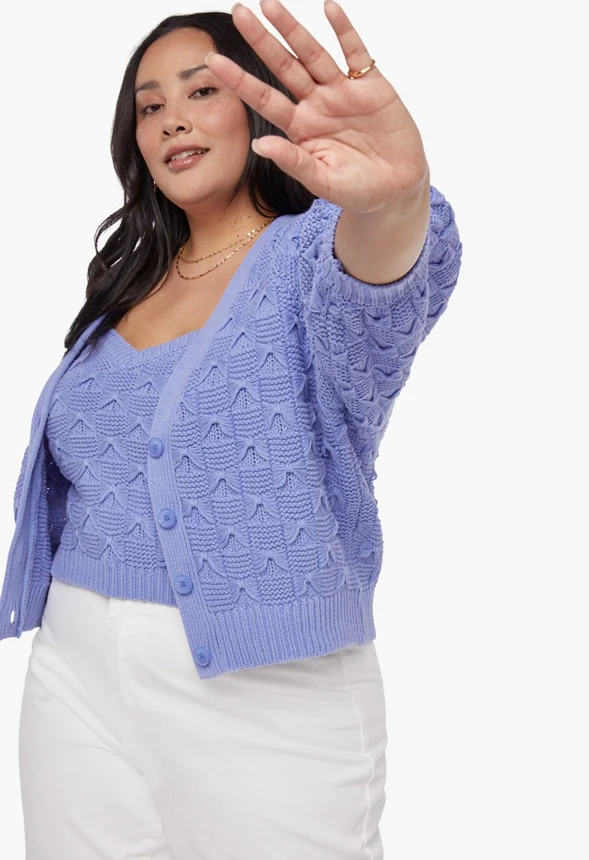 Textured Cardigan - Image 4