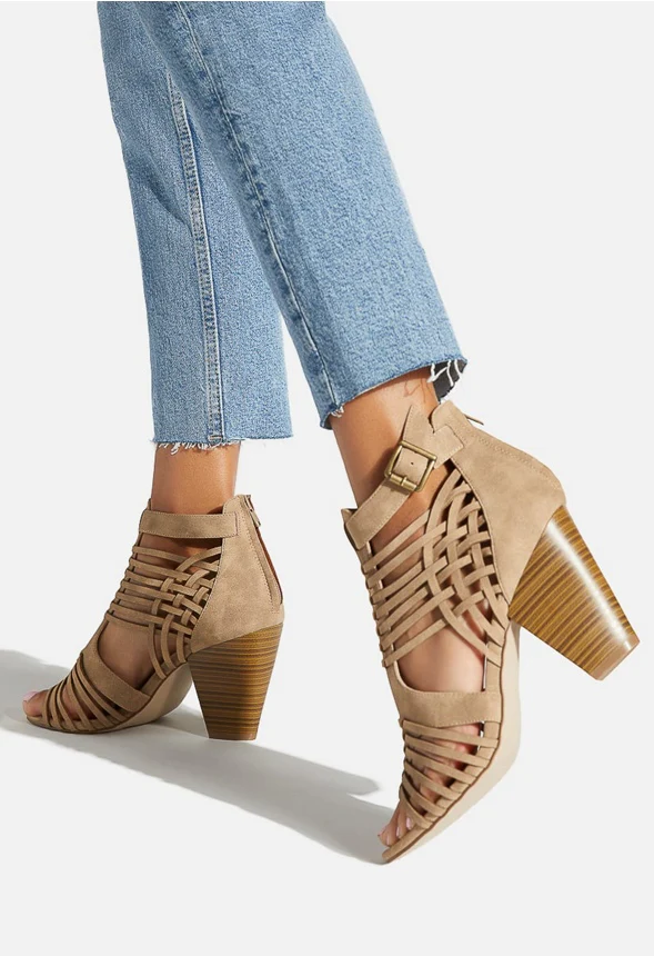 Thandie Caged Heeled Sandal - Image 6