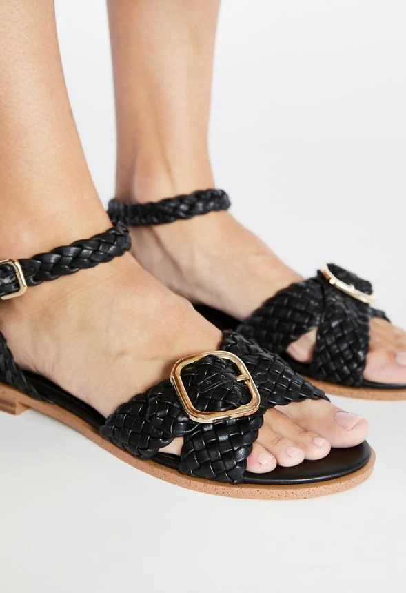Thea Flat Sandal - Image 9