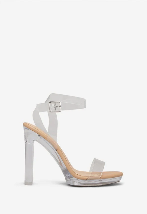 Tianna Clear Heeled Sandal - Image 3