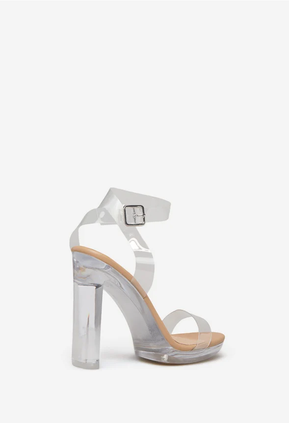 Tianna Clear Heeled Sandal - Image 4