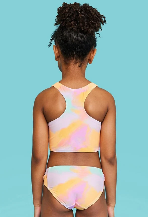 Tie Dye Cross Front Bikini - Image 3