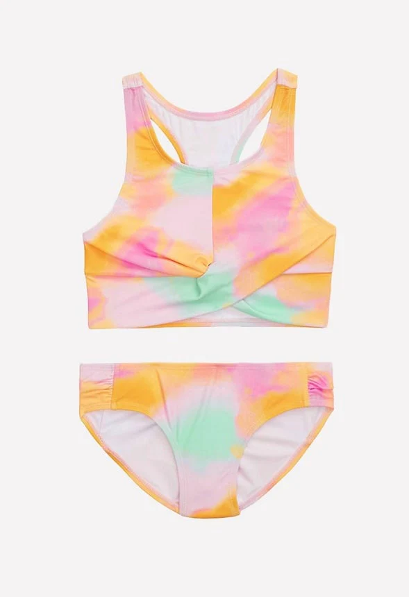 Tie Dye Cross Front Bikini - Image 4