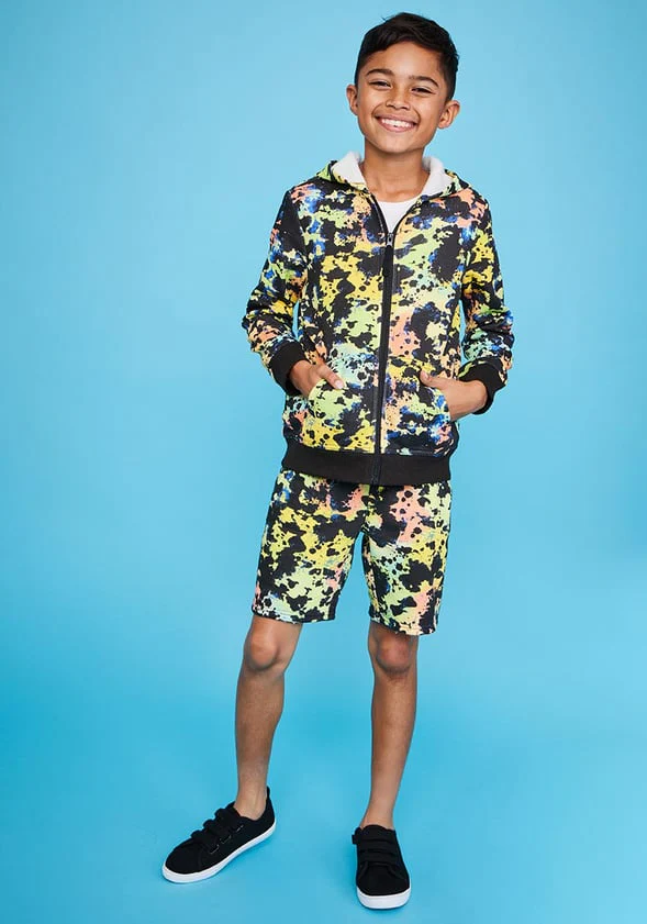 Tie Dye Fleece Short - Image 4
