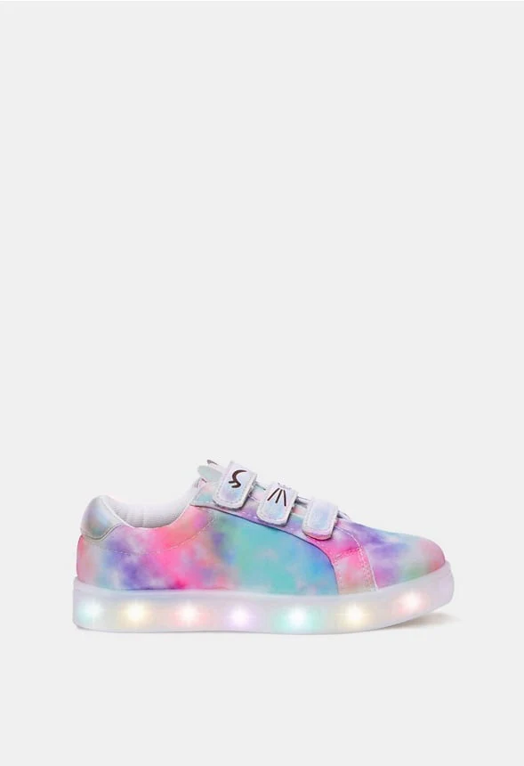Tie Dye Light Up Cat Sneaker - Image 2