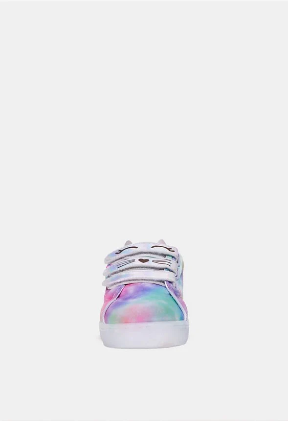 Tie Dye Light Up Cat Sneaker - Image 4