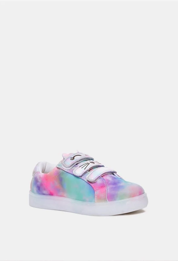 Tie Dye Light Up Cat Sneaker - Image 6