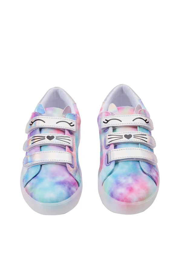 Tie Dye Light Up Cat Sneaker - Image 3