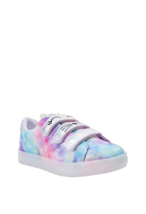Tie Dye Light Up Cat Sneaker - Image 4