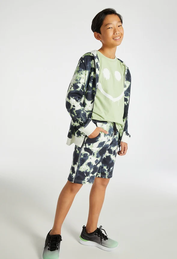 Tie Dye Zip Up Hooded Sweatshirt - Image 4