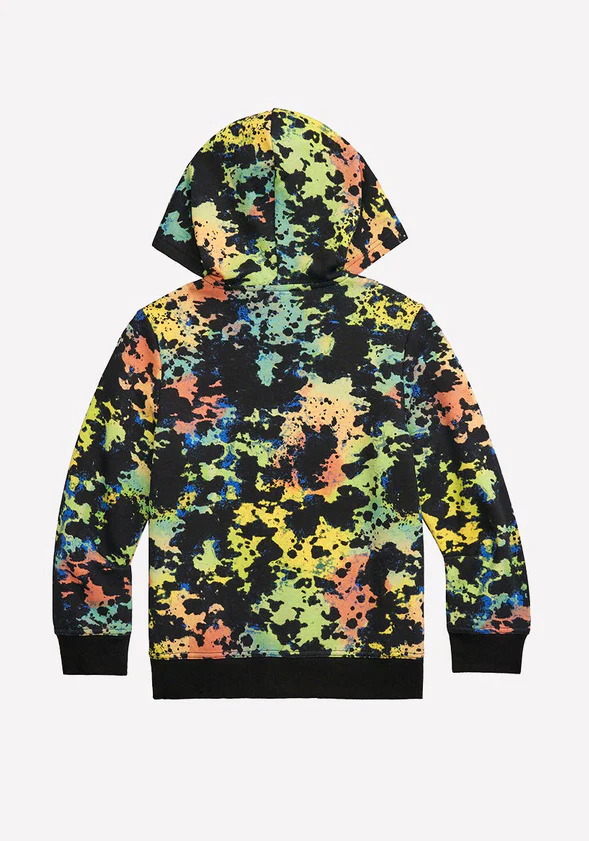 Tie Dye Zip Up Hooded Sweatshirt - Image 3