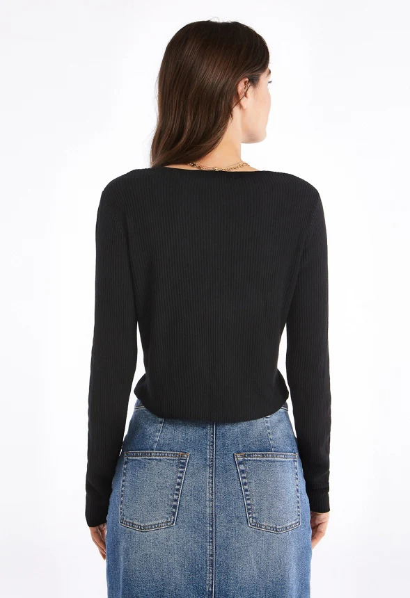 Tie Front Cardigan - Image 2
