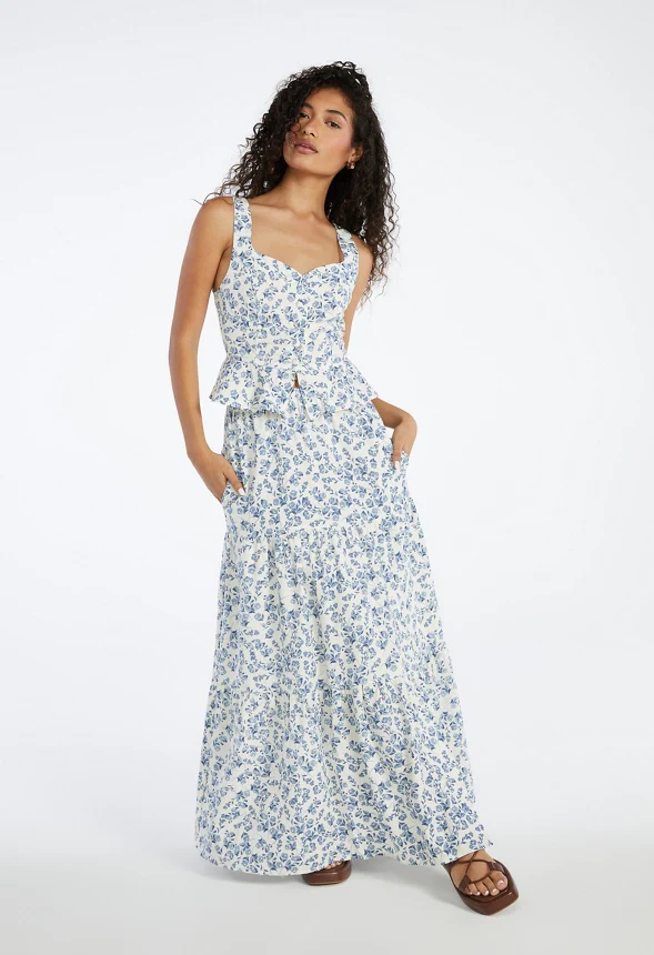 Tiered Maxi Skirt - Image 4
