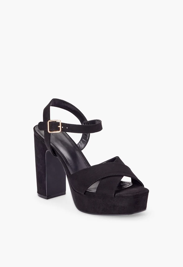 Tina Crossover Platform Sandal - Image 2