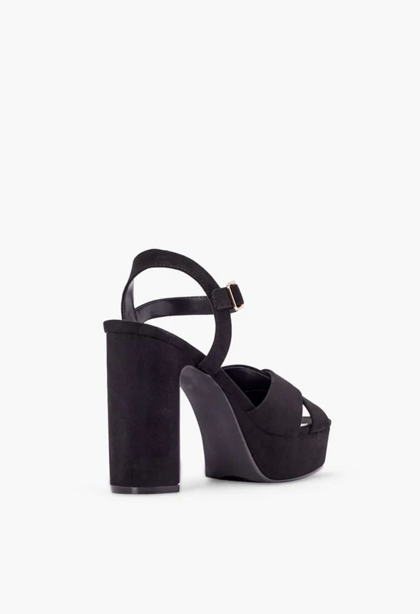 Tina Crossover Platform Sandal - Image 3
