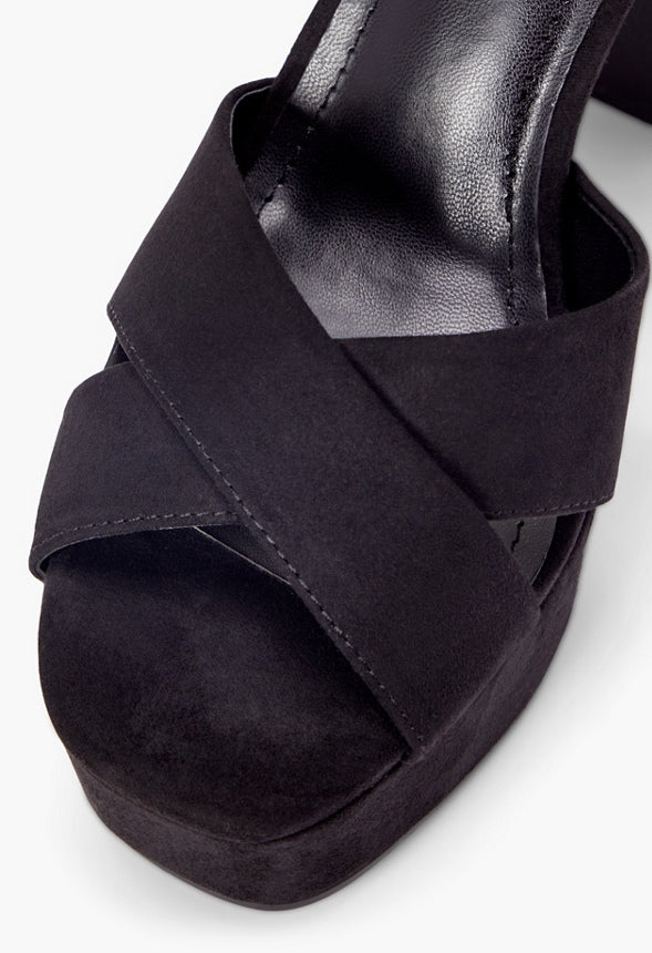 Tina Crossover Platform Sandal - Image 4