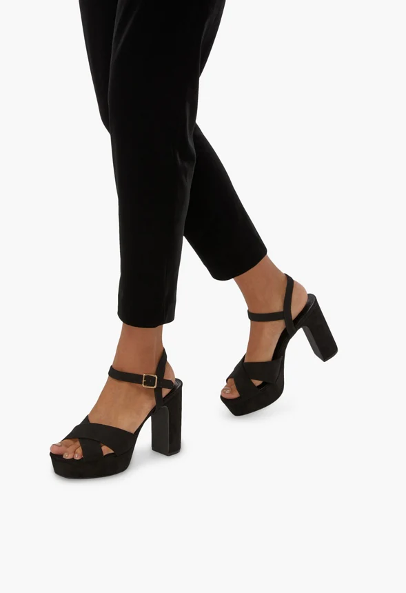 Tina Crossover Platform Sandal - Image 5