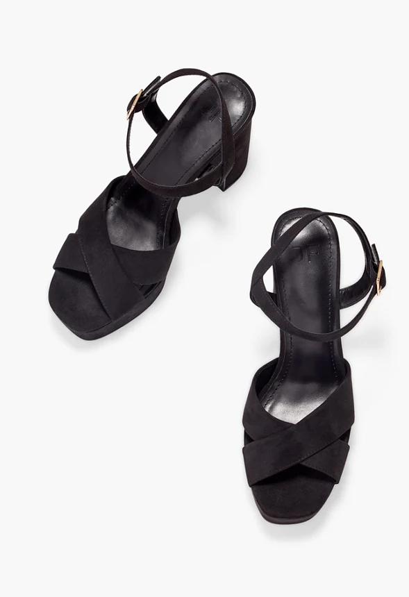 Tina Crossover Platform Sandal - Image 6