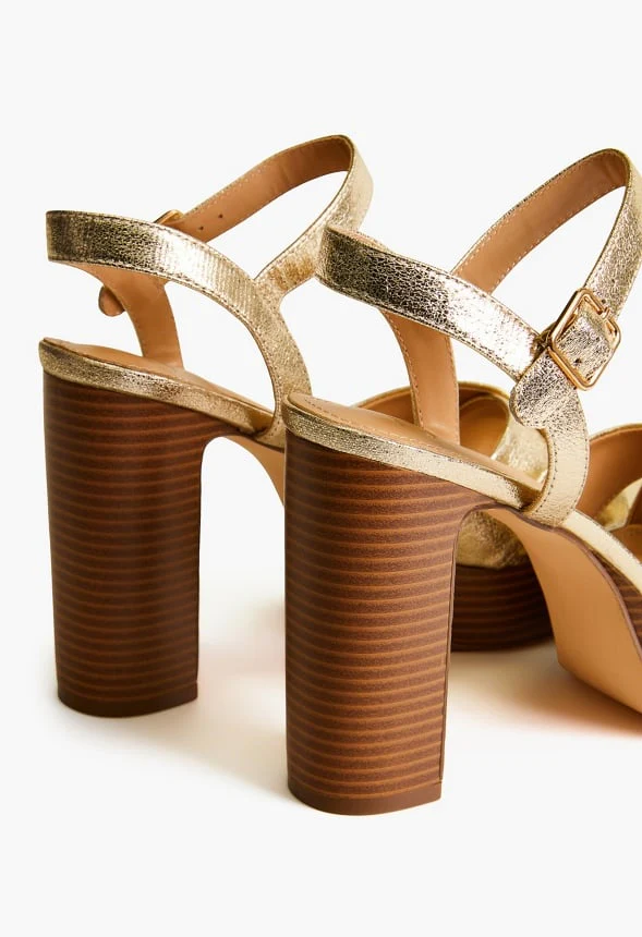 Tina Crossover Platform Sandal - Image 6