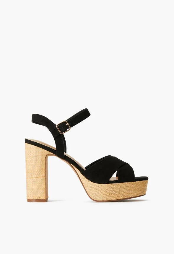 Tina Crossover Platform Sandal - Image 3