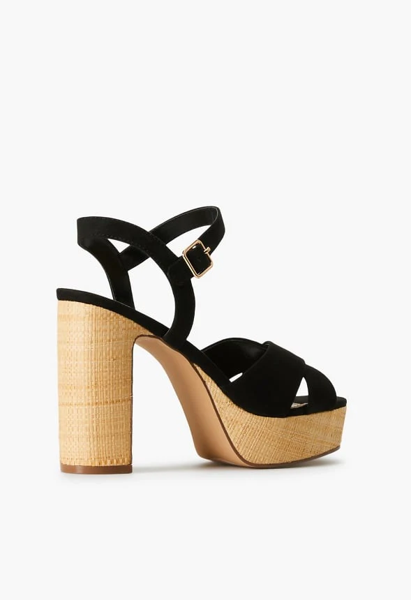 Tina Crossover Platform Sandal - Image 4