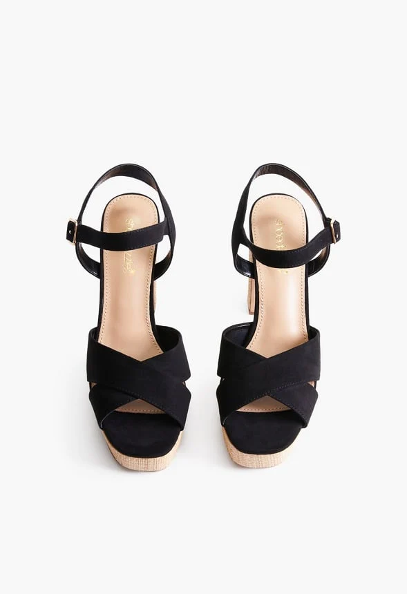 Tina Crossover Platform Sandal - Image 5