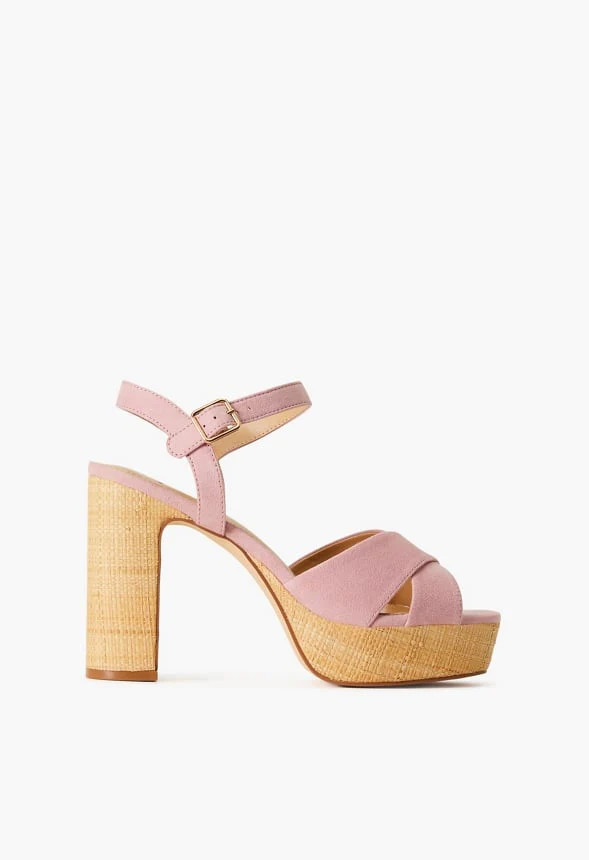 Tina Crossover Platform Sandal - Image 4