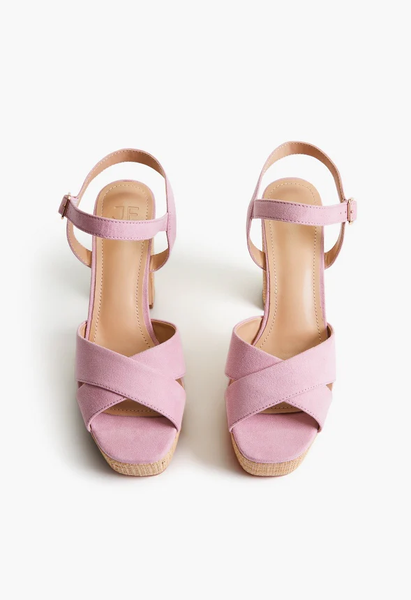 Tina Crossover Platform Sandal - Image 6