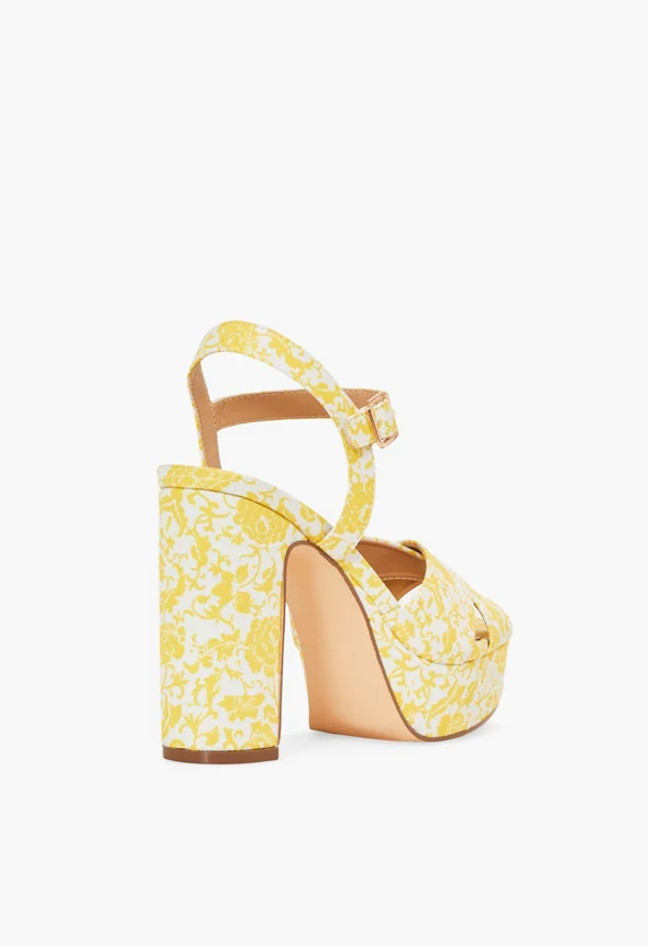 Tina Crossover Platform Sandal - Image 3