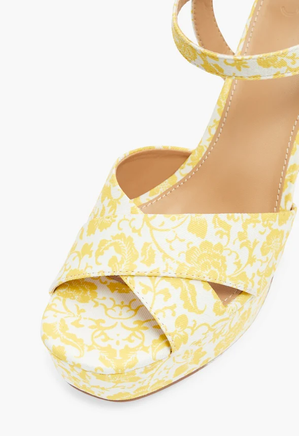 Tina Crossover Platform Sandal - Image 4