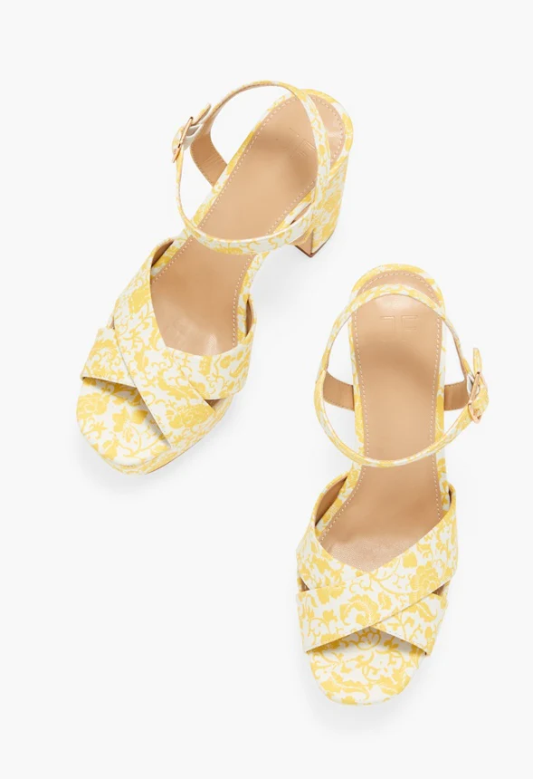 Tina Crossover Platform Sandal - Image 6