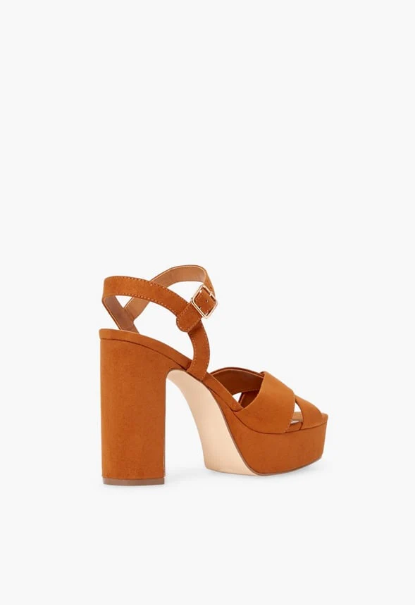 Tina Crossover Platform Sandal - Image 3