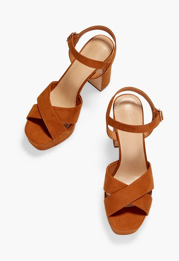 Tina Crossover Platform Sandal - Image 6