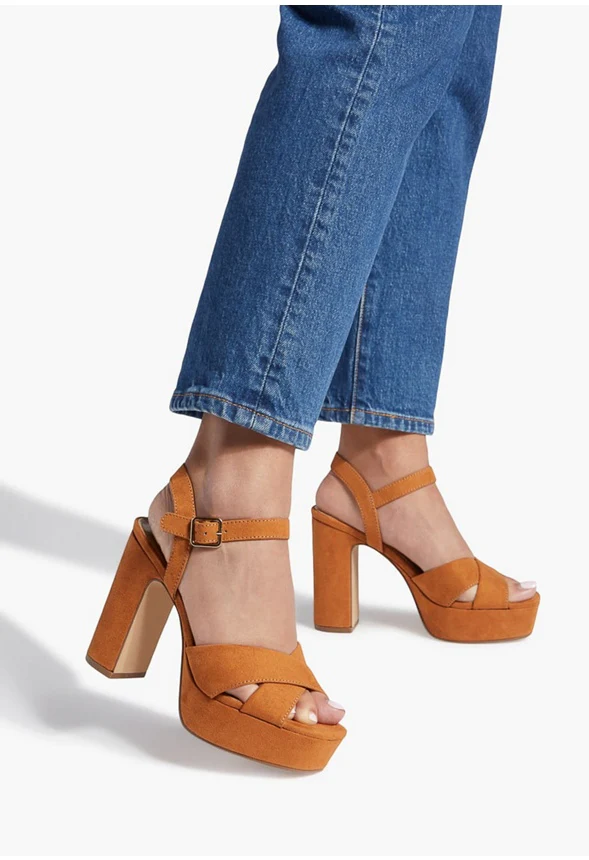 Tina Crossover Platform Sandal - Image 2