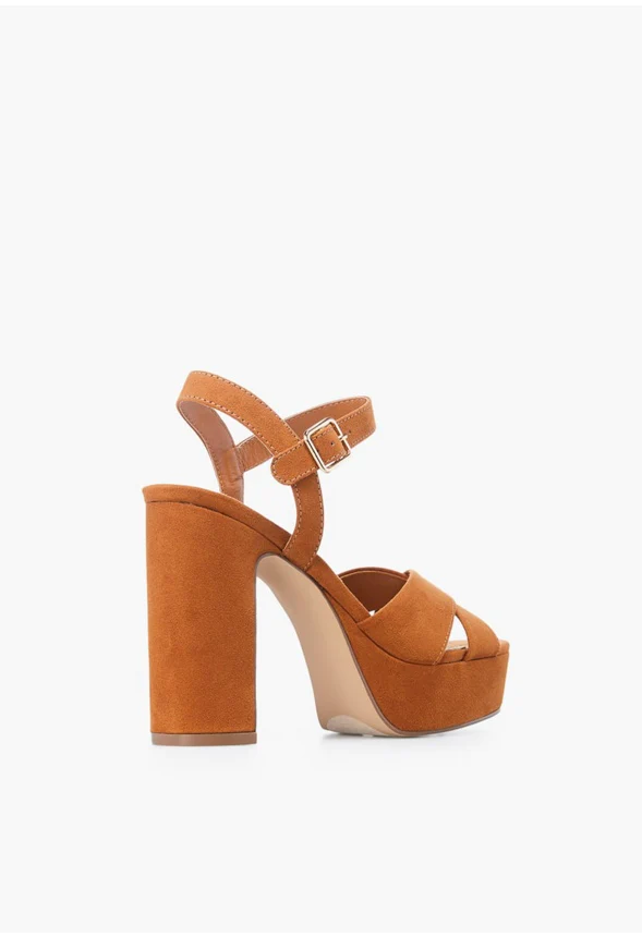 Tina Crossover Platform Sandal - Image 4