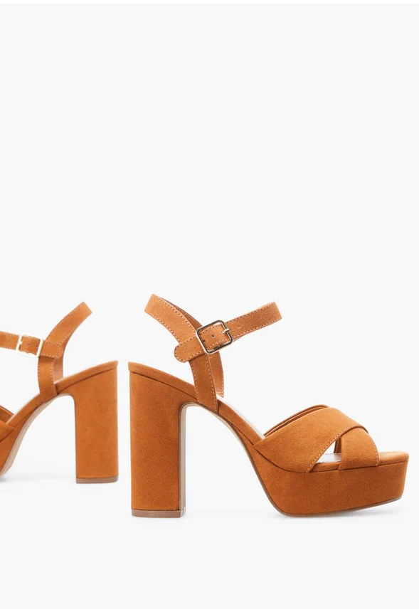 Tina Crossover Platform Sandal - Image 5