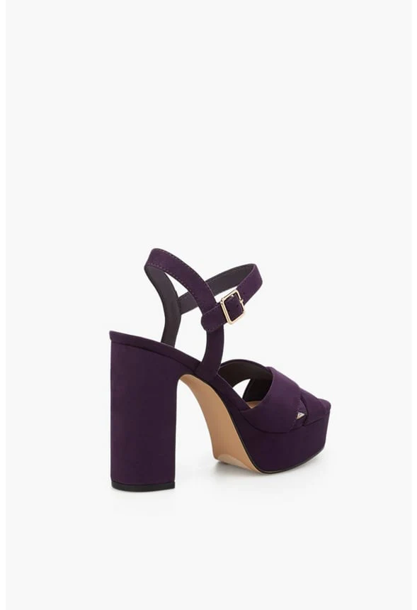 Tina Crossover Platform Sandal - Image 3
