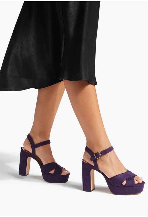 Tina Crossover Platform Sandal - Image 4