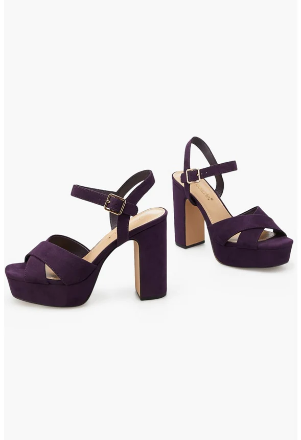 Tina Crossover Platform Sandal - Image 5