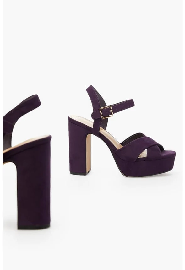 Tina Crossover Platform Sandal - Image 6