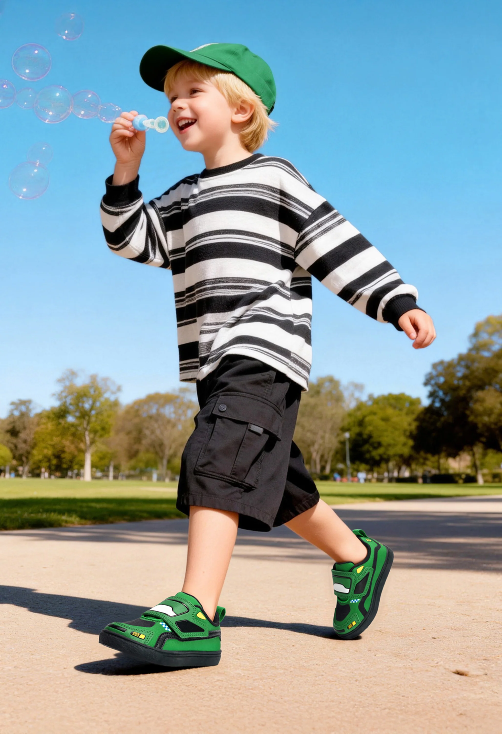 Toddler Boys' Cartoon Hook-and-Loop Sneakers - Image 6
