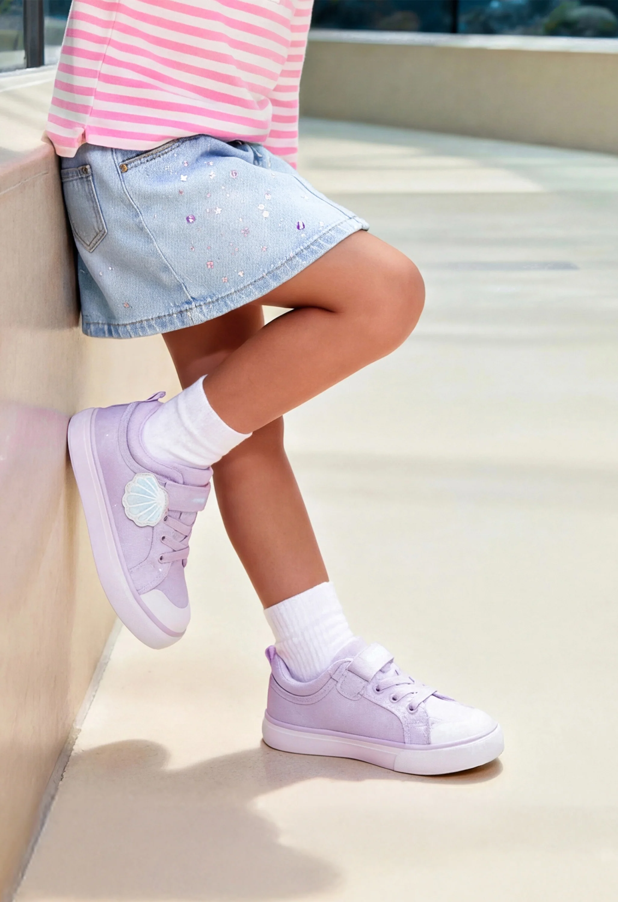 Toddler Girls' Cartoon Hook-and-Loop Sneakers - Image 6