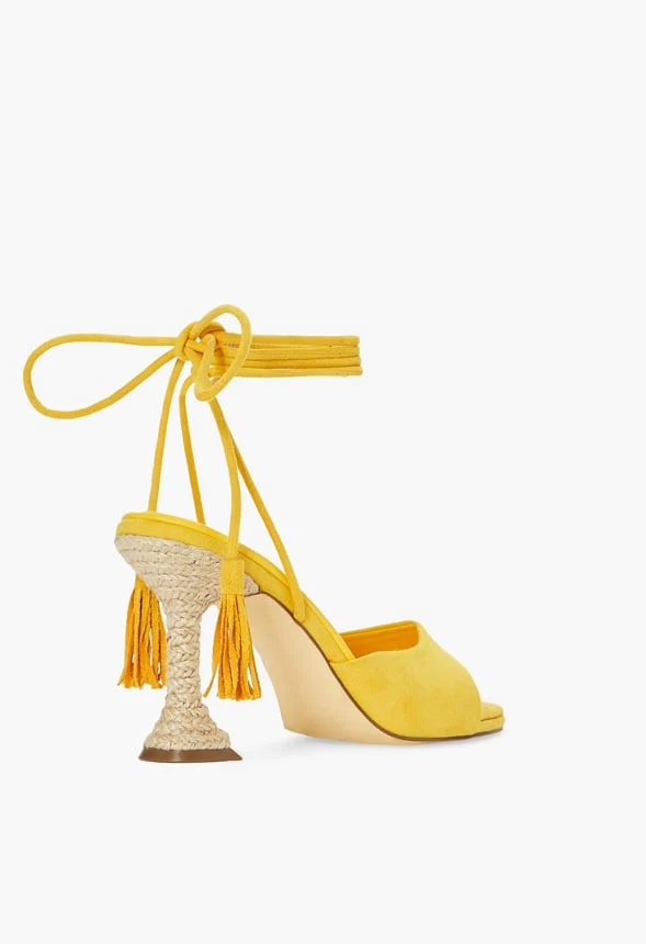 Toni Ankle-Wrap Heeled Sandal - Image 3