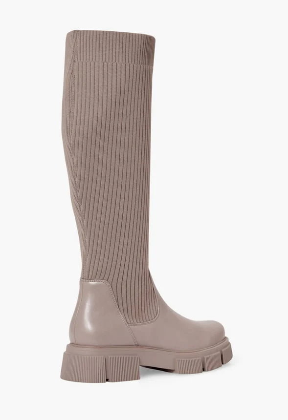 Toni Lug Sole Tall Boot - Image 3