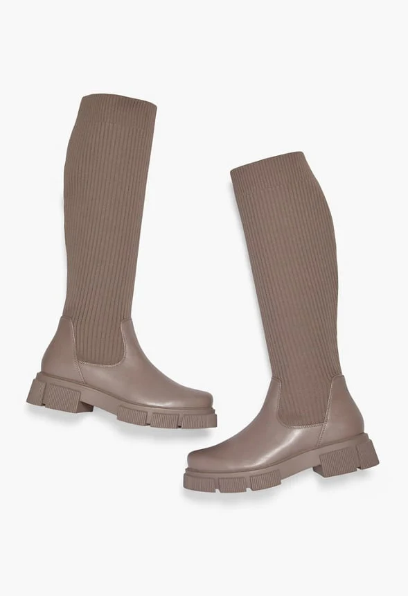 Toni Lug Sole Tall Boot - Image 6